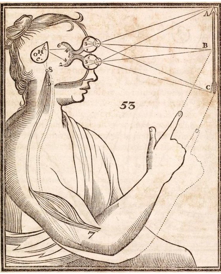 Illustration from Descartes, Principles of Philosophy (1644)